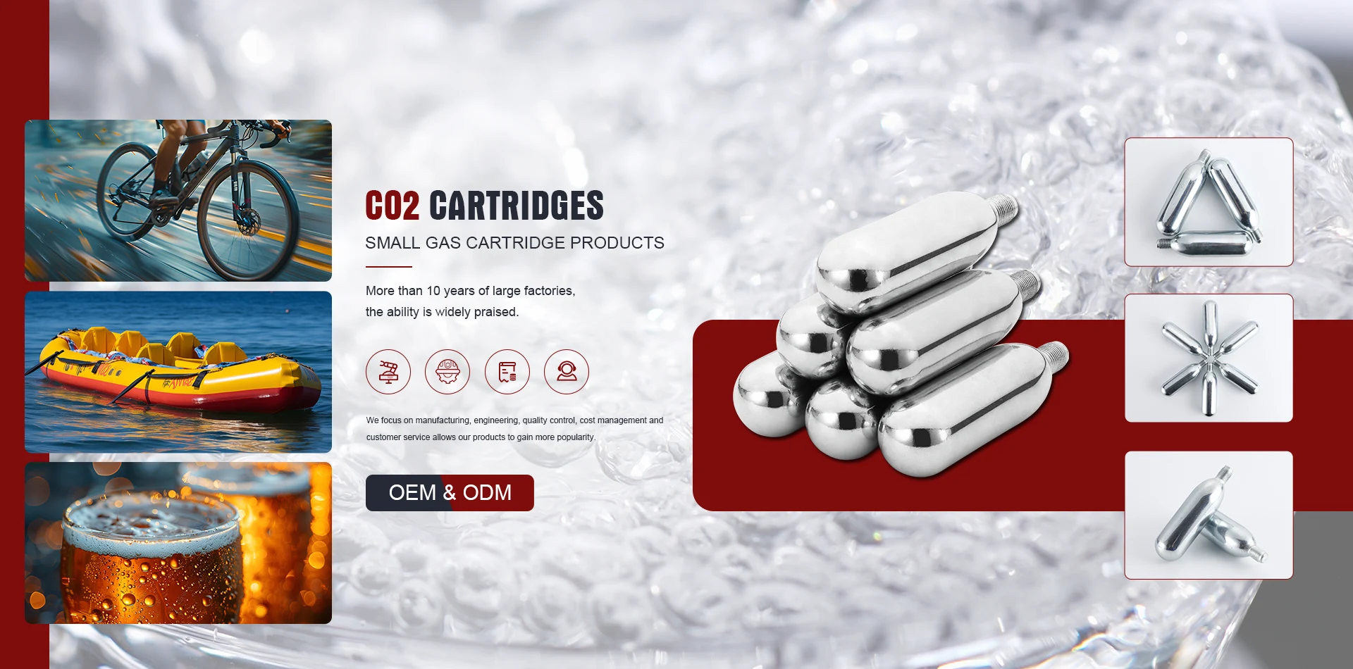 Fabrik för CO2-patroner